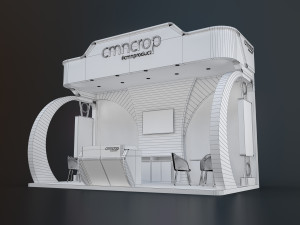 exhibition stand kkp 18 sqm 3D मॉडल