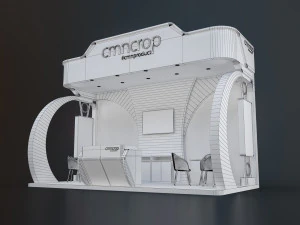 exhibition stand kkp 18 sqm 3D Model