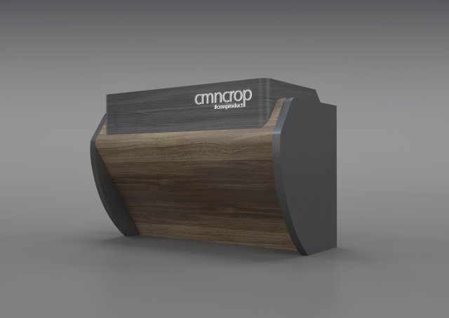 reception desk 3D 模型 .c4d .max .obj .3ds .fbx .stl .blend 