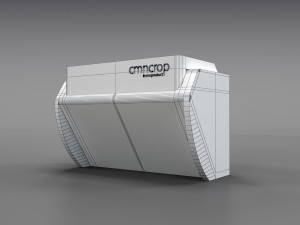 reception desk 3D 模型