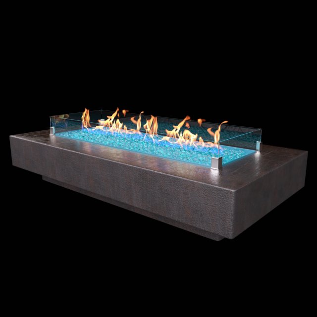 modern fireplace 3D मॉडल .c4d .max .obj .3ds .fbx .stl .blend 