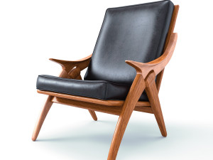 de knoob armchair 3D 모델