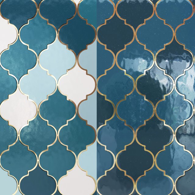 moroccan tile 02 3D मॉडल .c4d .max .obj .3ds .fbx .stl .blend