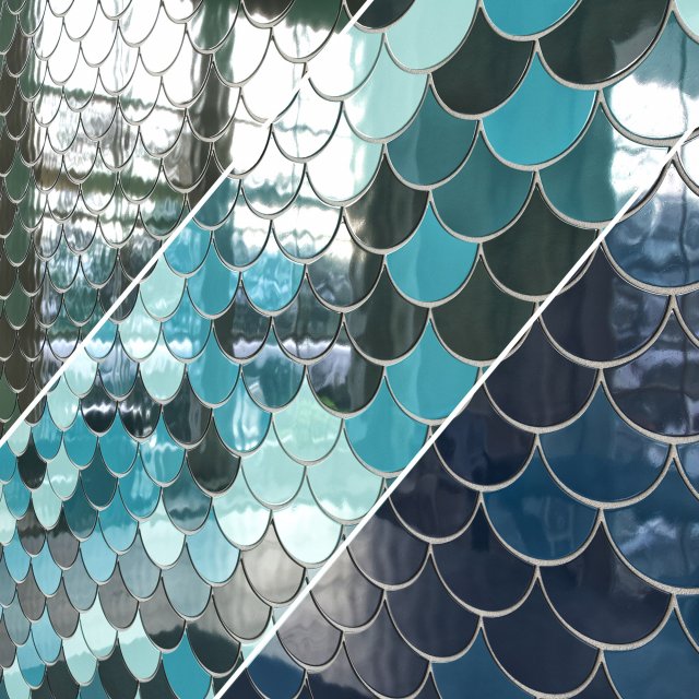 fish tiles Modèle 3D .c4d .max .obj .3ds .fbx .stl .blend 