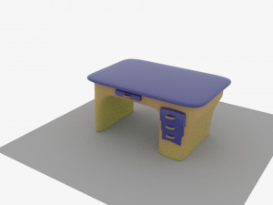 small desk 3D Model