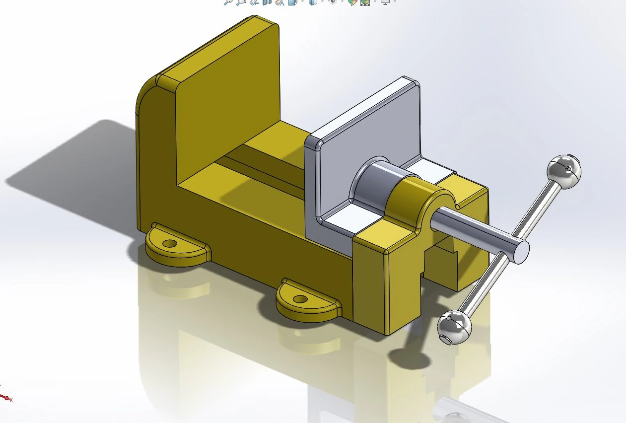bench vice 3D Model .c4d .max .obj .3ds .fbx .stl .blend 