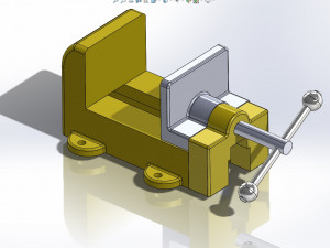 bench vice 3D मॉडल