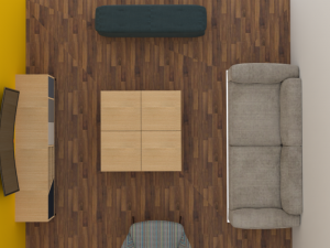 living room 3D 모델
