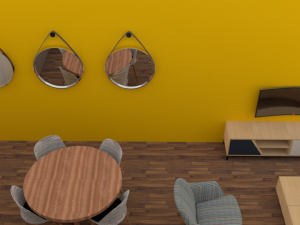 living room 3Dモデル
