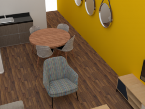 living room 3Dモデル