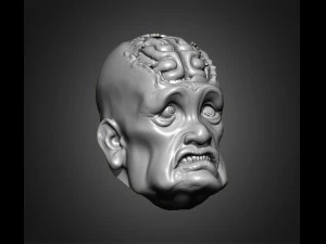 zombie heads 3D Print Model