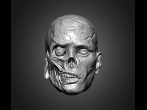 zombie heads 3Dプリントモデル