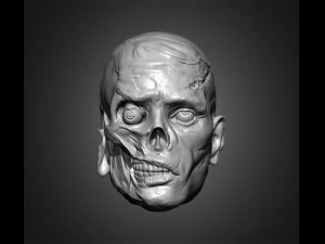 zombie heads 3D Print Model