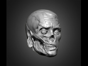 zombie heads 3Dプリントモデル