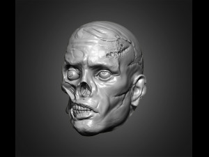 zombie heads 3Dプリントモデル