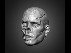 zombie heads 3D Print Model