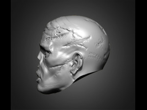 zombie heads 3Dプリントモデル