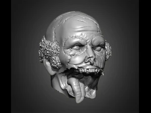 zombie heads 3D Print Model