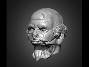 zombie heads 3Dプリントモデル