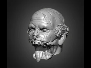 zombie heads 3D Print Model