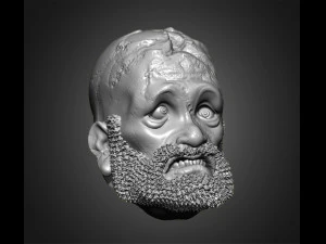 zombie heads 3D Print Model