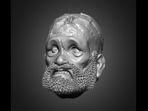 zombie heads 3Dプリントモデル