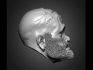 zombie heads 3Dプリントモデル