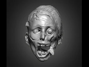 zombie heads 3D Print Model