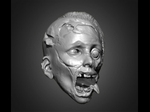 zombie heads 3Dプリントモデル