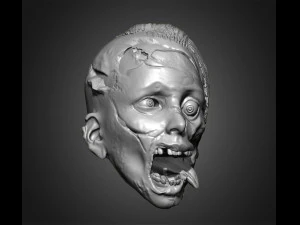 zombie heads 3D Print Model