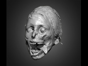 zombie heads 3Dプリントモデル