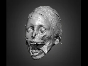 zombie heads 3D Print Model