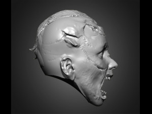 zombie heads 3Dプリントモデル