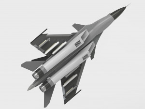 sukhoi 30 3D Model