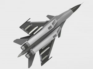 sukhoi 30 3D Model