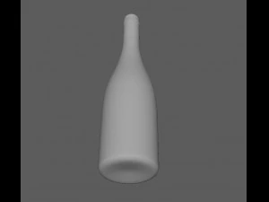 와인병 3D 모델