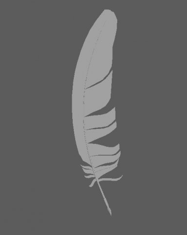 feather pen 3D Model .c4d .max .obj .3ds .fbx .stl .blend 