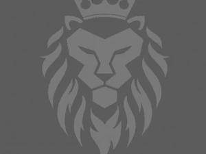 사자 로고 3D 모델