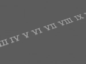 로마 편지 3D 모델