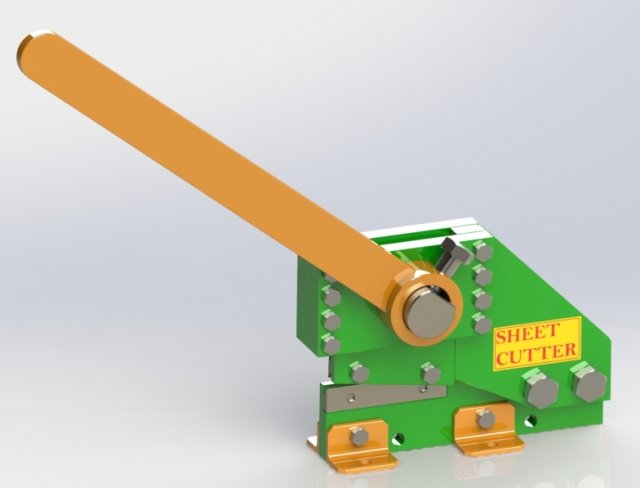 sheet cutter Modelo 3D .c4d .max .obj .3ds .fbx .stl .blend