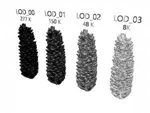 spruce cob - photo scan Model 3D