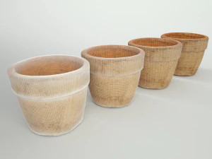 clay pot - 3d scan 4k 3D Model