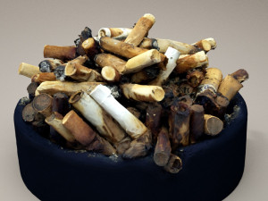 8k - ashtray 3D Model