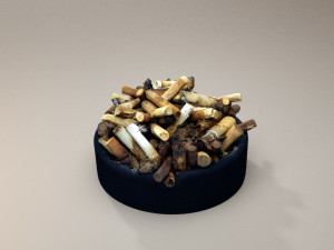 8k - ashtray Model 3D