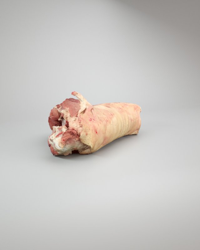 pig leg raw - 3d scan Model 3D .c4d .max .obj .3ds .fbx .stl .blend 