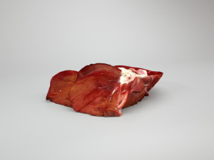 pig liver raw - 3d scan 3D Model