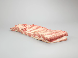 pig raw ribs - 3d scan 3D Model