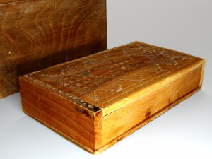wooden box Model 3D