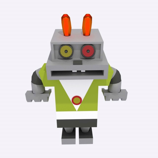 iron hare 3D Model .c4d .max .obj .3ds .fbx .stl .blend