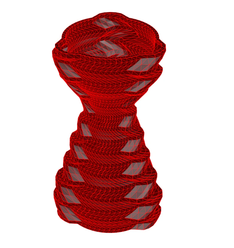 vase 5-8 3D Model .c4d .max .obj .3ds .fbx .stl .blend 